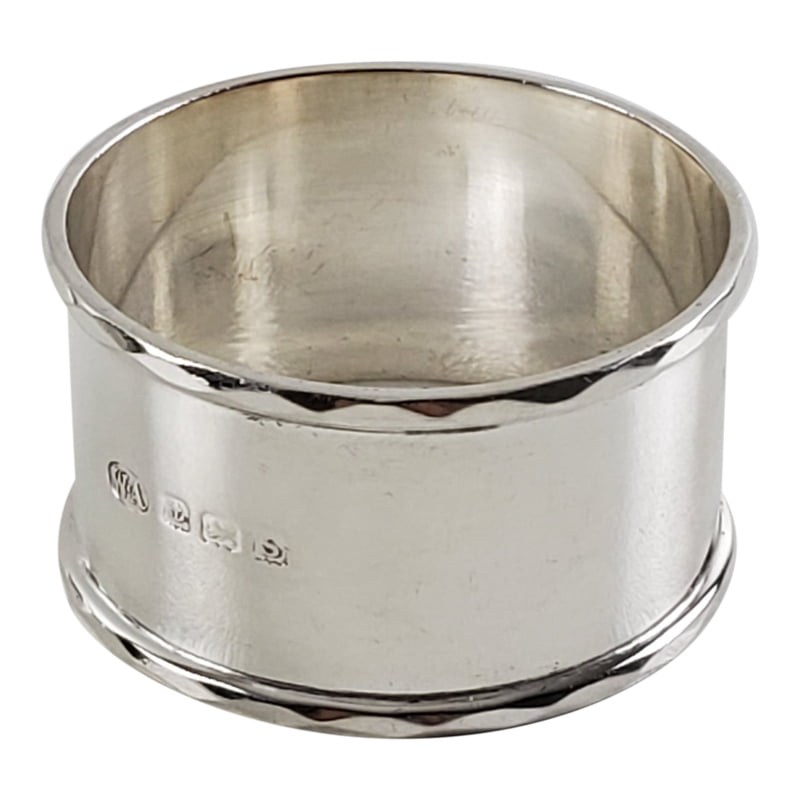 Plain Napkin Ring English Sterling Birmingham 1942 Plain Napkin Ring English Sterling Birmingham 1942