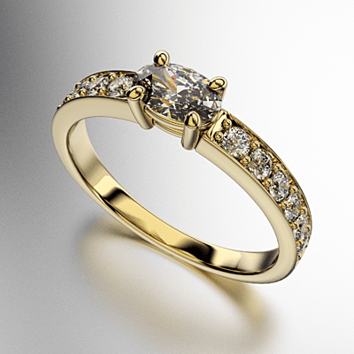 ANILLOS SOLITARIO CUERPO CINTA PIEDRA CENTRAL OVAL APAISADA CON PIEDRITAS DE COSTADO (MOD. A111) ANILLOS SOLITARIO CUERPO CINTA PIEDRA CENTRAL OVAL APAISADA CON PIEDRITAS DE COSTADO (MOD. A111)