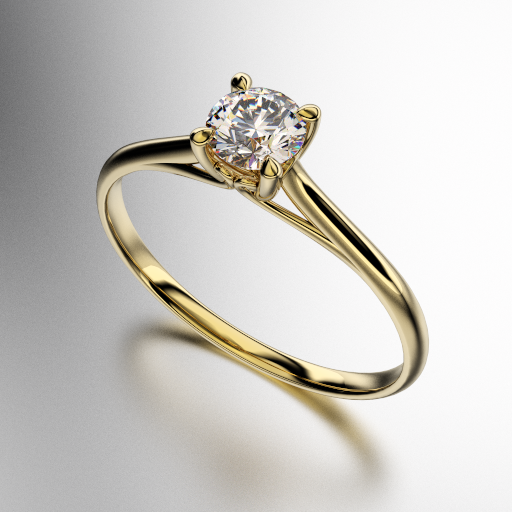 ANILLO SOLITARIO CON BRILLANTE (MOD. A115)