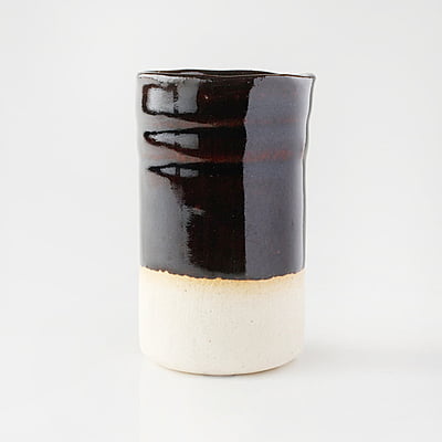 Sara Mid Fire Tenmoku Dark Brown A12 Sara Mid Fire Tenmoku Dark Brown A12