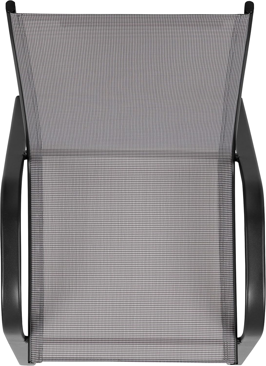 FLASH FURNITURE Brazos Series Outdoor Stackable Patio Chairs with Flex Comfort Material