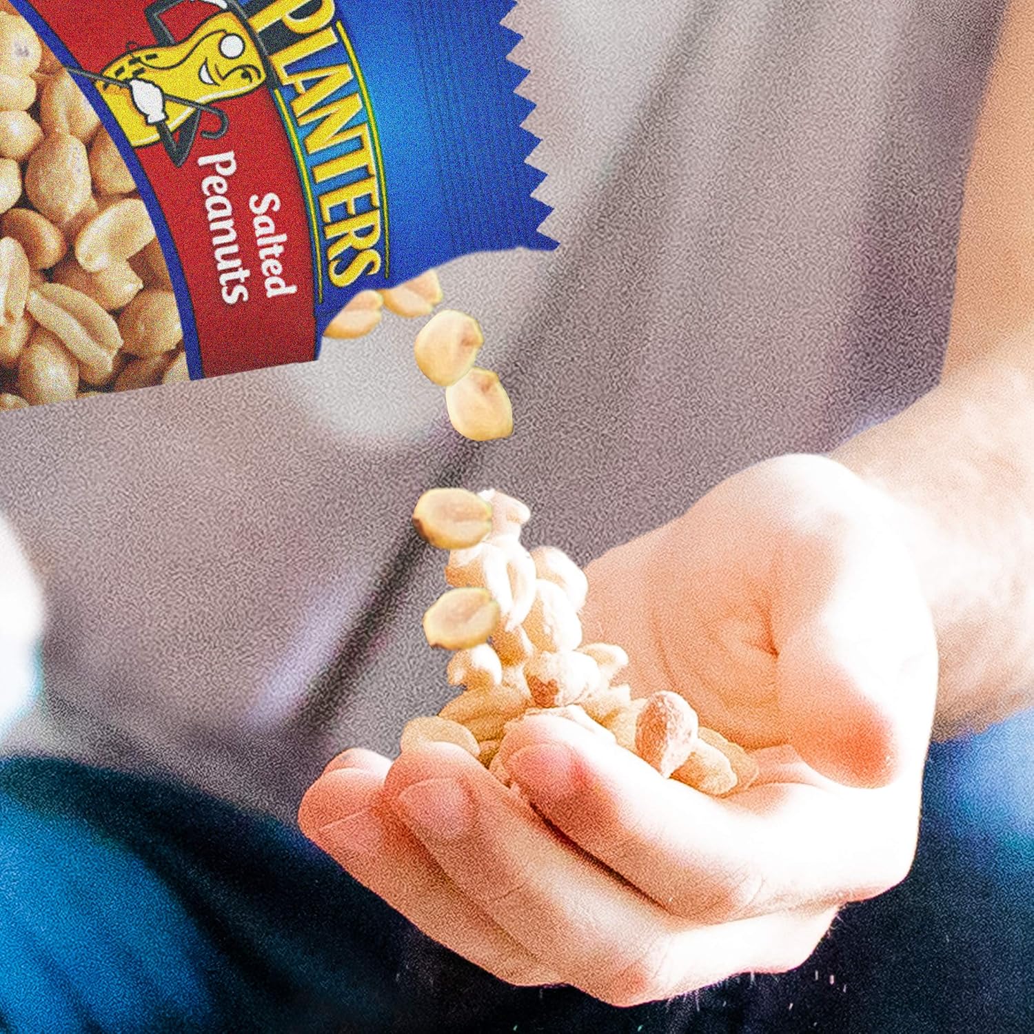 PLANTERS Salted Peanuts, 1 oz. Bags (192 Pack) - Snack Size Peanuts with Sea Salt & Simple Ingredients