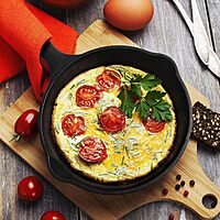 COMMERCIAL CHEF Pre-Seasoned Cast Iron Skillets