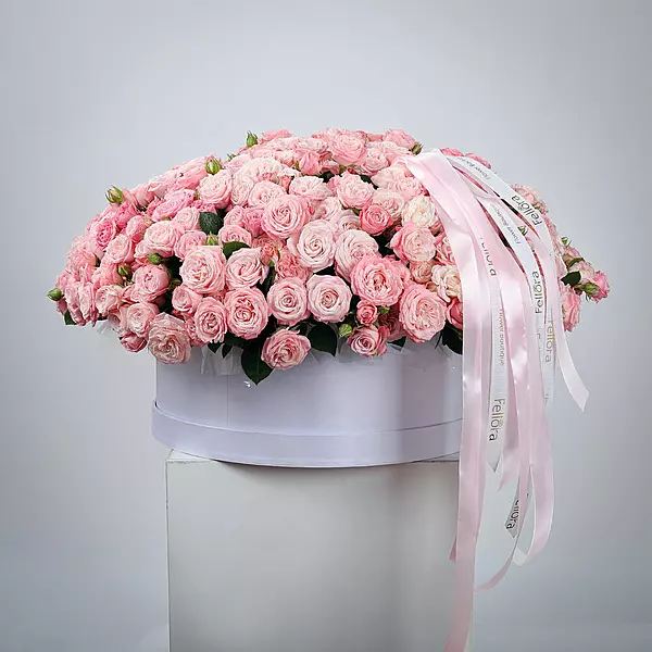 101 Madam Bombastic Spray Roses Luxury Flower Box
