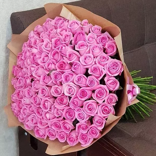 101 Luxury Pink Rose Bouquet