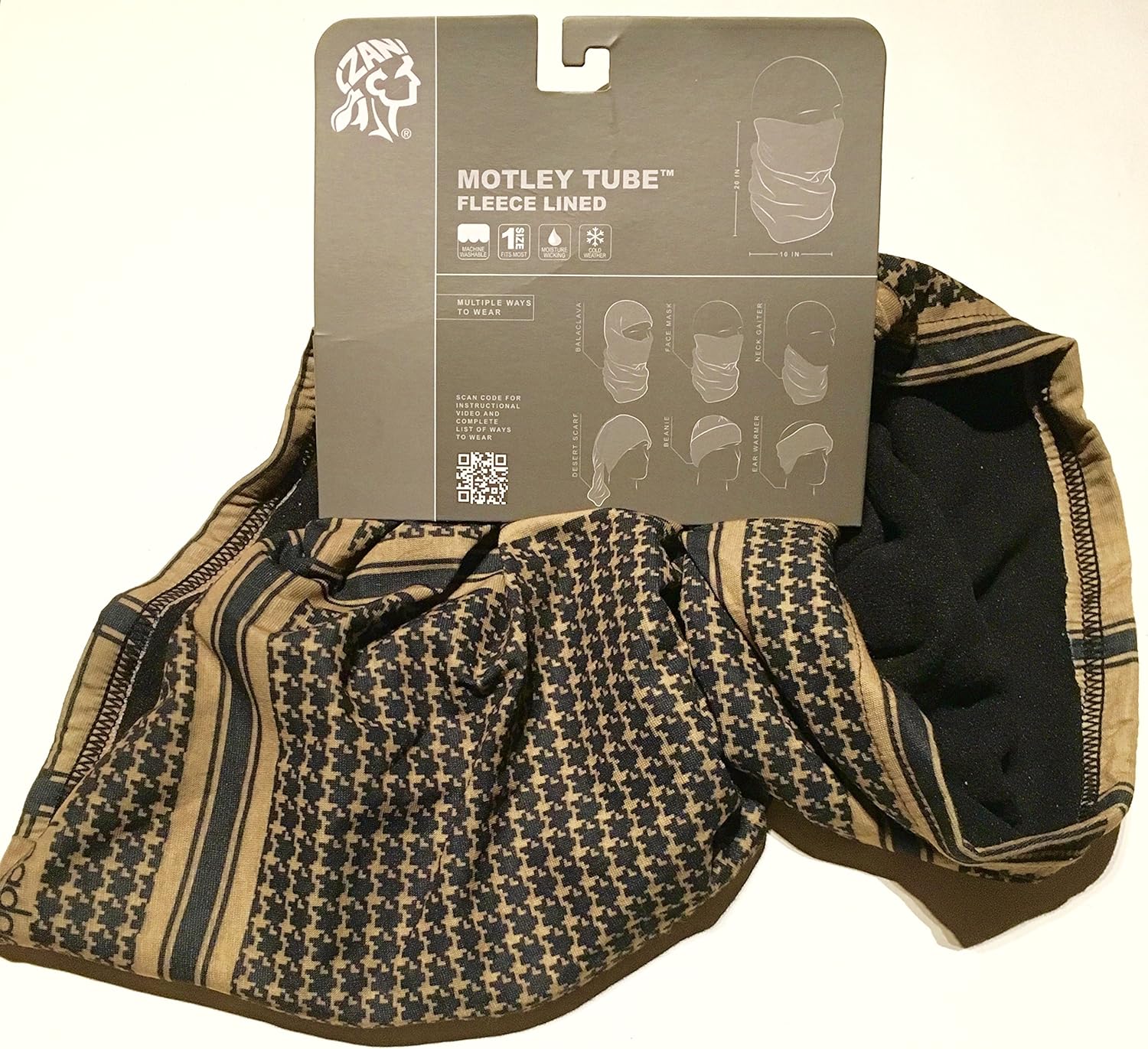 ZANHEADGEAR Motley Tube Multifunctional Neck Gaiter Headwear