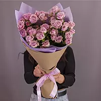 11 Lavender Spray Rose Bouquet