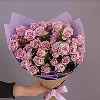 11 Lavender Spray Rose Bouquet