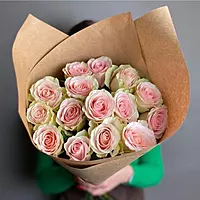 15 Blush Pink Rose Bouquet