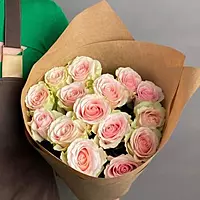 15 Blush Pink Rose Bouquet