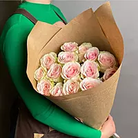15 Blush Pink Rose Bouquet