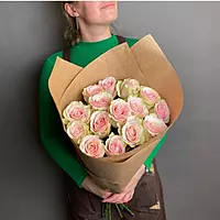 15 Blush Pink Rose Bouquet