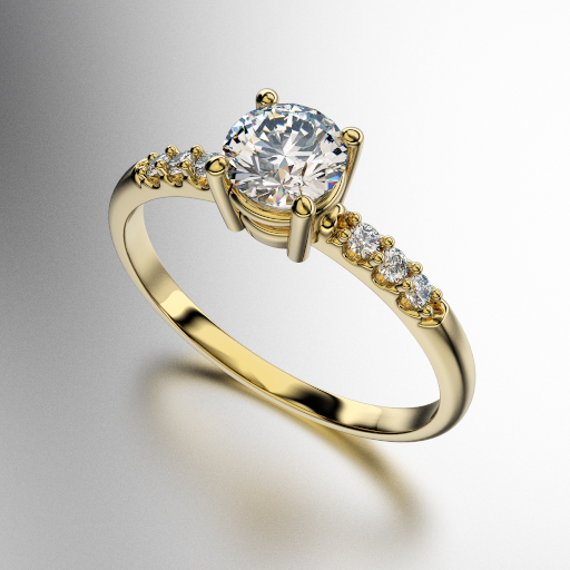 ANILLO SOLITARIO CON BRILLANTE 51 PUNTOS (MOD. 162) ANILLO SOLITARIO CON BRILLANTE 51 PUNTOS (MOD. 162)