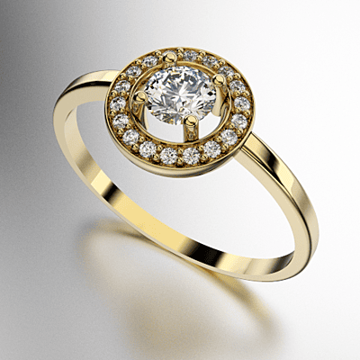 ANILLO HALO PIEDRA REDONDA (MOD. A164) ANILLO HALO PIEDRA REDONDA (MOD. A164)