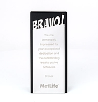 MET LIFE CUSTOM CUTOUT TROPHY