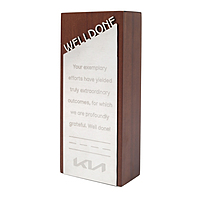KIA  CUSTOM CUTOUT TROPHY