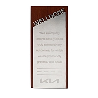 KIA  CUSTOM CUTOUT TROPHY
