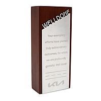 KIA  CUSTOM CUTOUT TROPHY