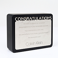 CALVIN KLEIN  PLAQUES TROPHY