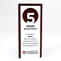 UNIVERSITY OF CAMBRIDE  CUSTOM CUTOUT TROPHY+