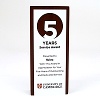 UNIVERSITY OF CAMBRIDE  CUSTOM CUTOUT TROPHY+