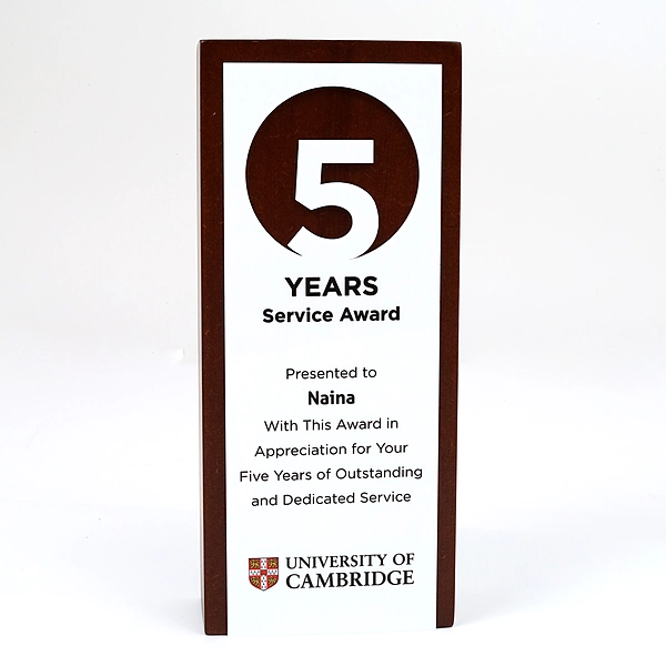 UNIVERSITY OF CAMBRIDE  CUSTOM CUTOUT TROPHY+