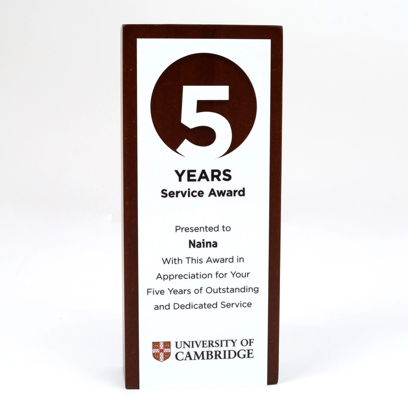 UNIVERSITY OF CAMBRIDE  CUSTOM CUTOUT TROPHY+