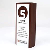 UNIVERSITY OF CAMBRIDE  CUSTOM CUTOUT TROPHY+