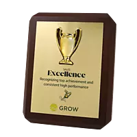 GROW  PLAQUES TROPHY