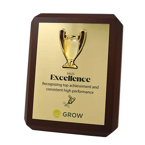 GROW  PLAQUES TROPHY