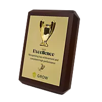 GROW  PLAQUES TROPHY