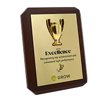 GROW  PLAQUES TROPHY