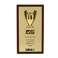 BLINKIT PLAQUES TROPHY