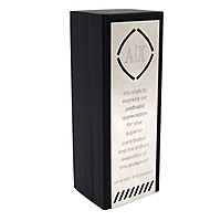 ARMANI EXCHANGE VEGAN LEATHER TROPHY