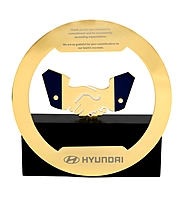 HYUNDAI  CUSTOM CUTOUT TROPHY