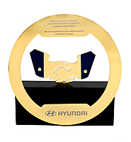HYUNDAI  CUSTOM CUTOUT TROPHY