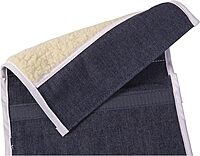 DMI Wheelchair Arm Pads, Wheelchair Armrest Pouch, Denim, Pair of 2 (10 x 9 in)