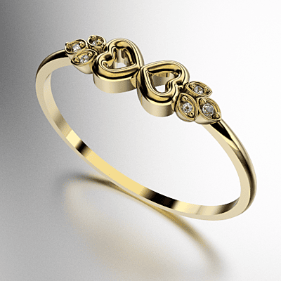 ANILLO CORAZON INFINITO CON PIEDRAS (MOD. A172) ANILLO CORAZON INFINITO CON PIEDRAS (MOD. A172)