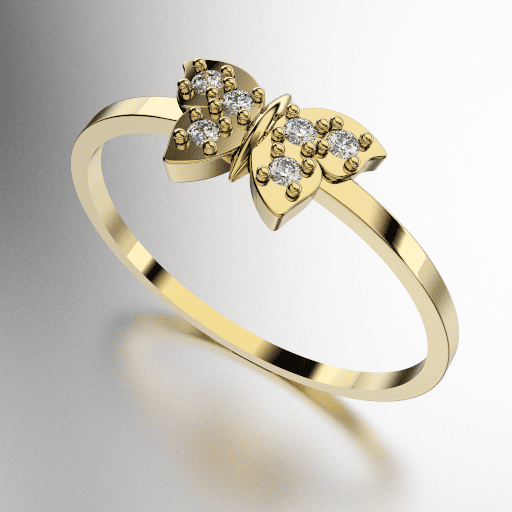 ANILLO MARIPOSA CON PIEDRAS (MOD. A189)