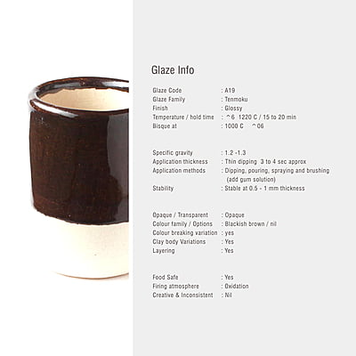 Sara Mid Fire Tenmoku Brown A19 Sara Mid Fire Tenmoku Brown A19