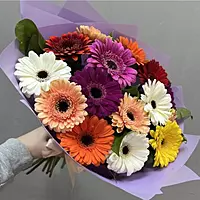15 Colorful Gerbera Bouquet