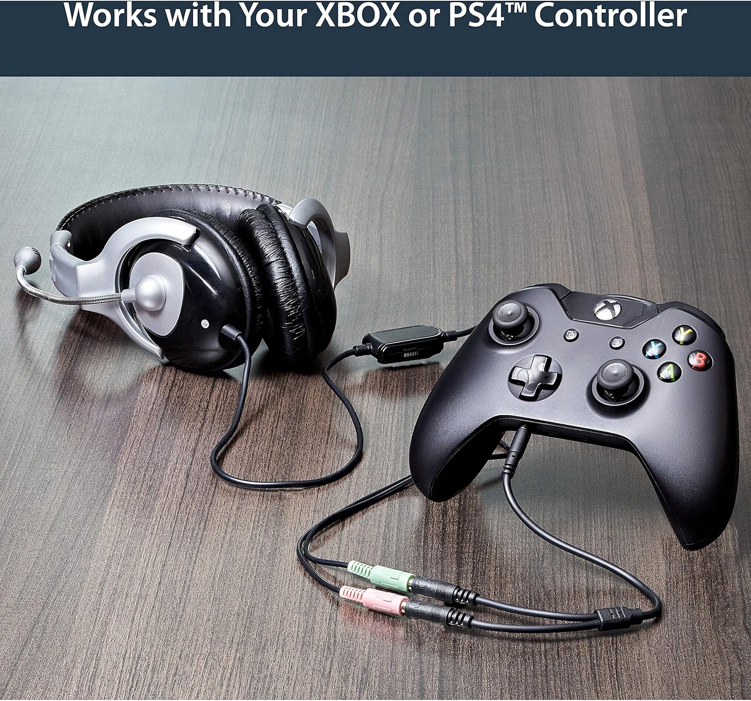 StarTech.com 3.5mm Headset Splitter Adapter (Combo to Separate Mic & Headphone)