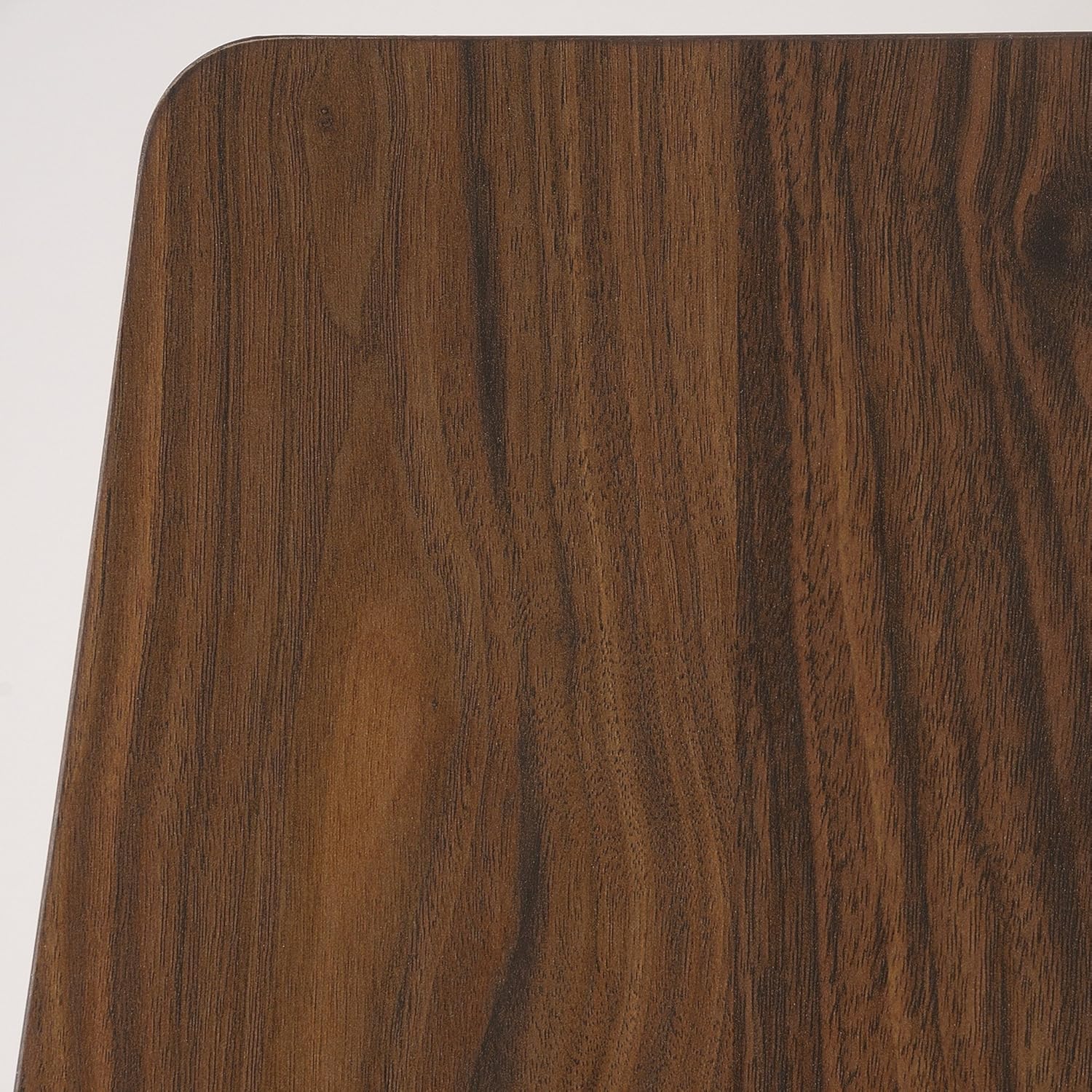 Sauder Harvey Park Tall Bookcase with Drawers, Mid-Century Modern Design, Narrow Bookcase - Grand Walnut Finish