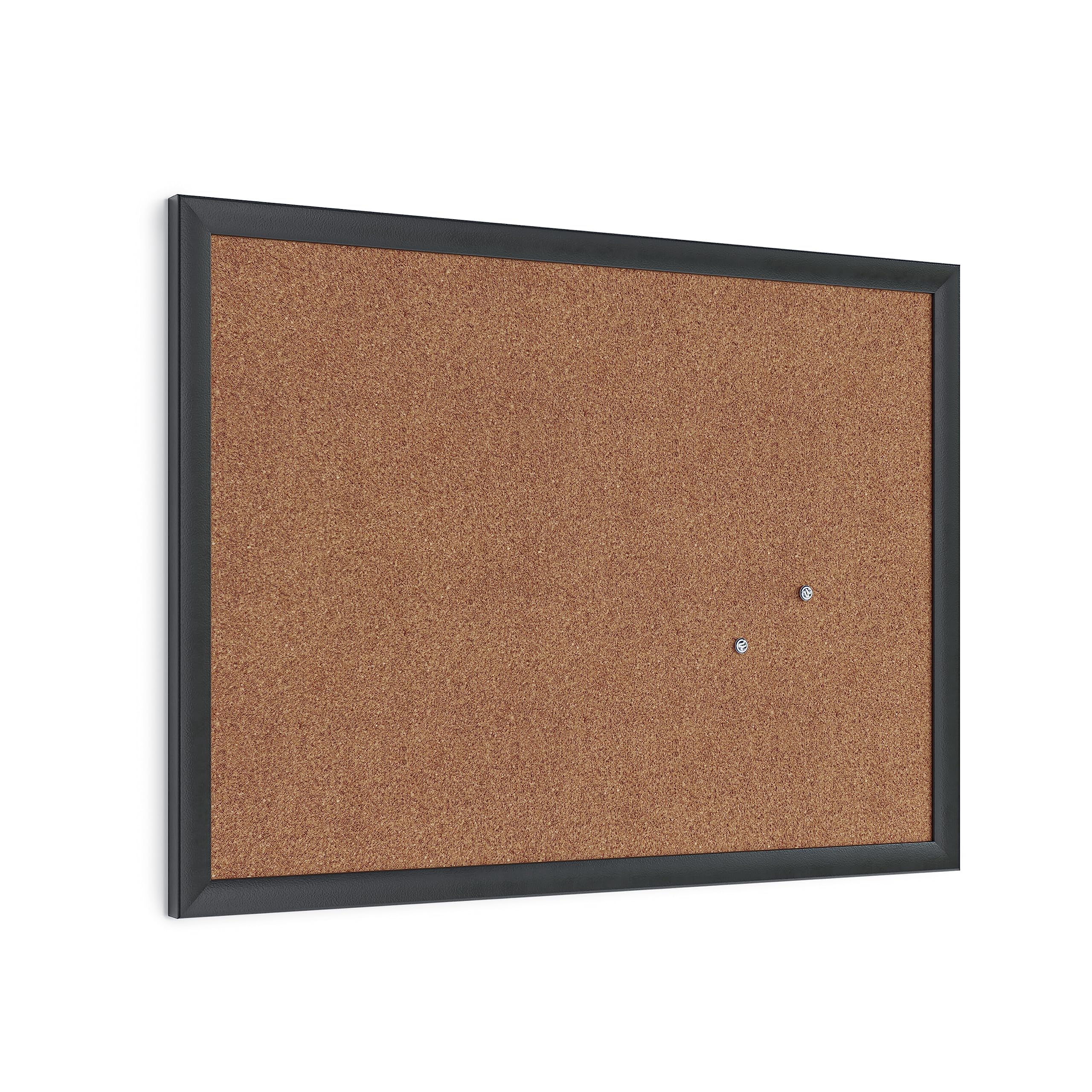 U Brands Cork Bulletin Board with Wood Frame