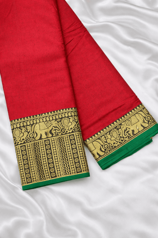 Narayanapet Saree - Red