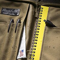 Rite in the Rain Weatherproof Cordura Fabric Notebook Cover, 5.5" x 8.5", Tan Cover (No. C980)