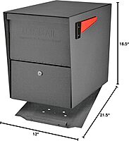 MAIL BOSS Package Master Curbside Locking Security Mailbox