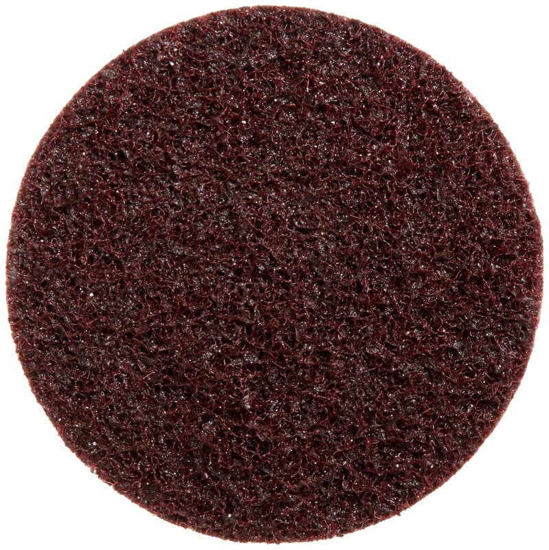 3M Scotch-Brite SC-DH Medium Grit, 3" x NH Aluminum Oxide Surface Conditioning Disc Maroon (25 Pack)