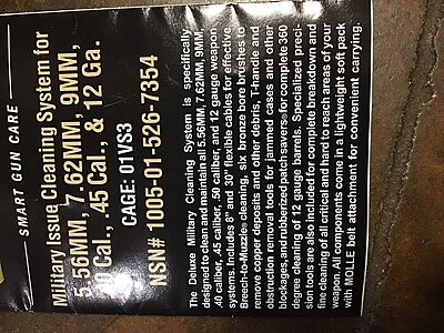 OTIS TECHNOLOGY Deluxe Military Cleaning System OTIS-MFG-85211-5