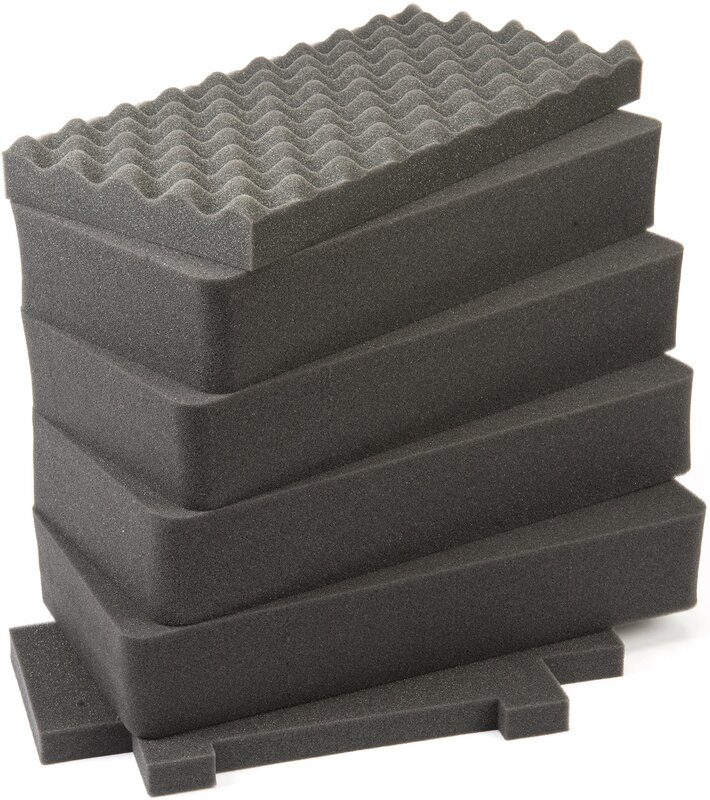 Pelican Products 1440-400-000 Pelican 1441 6 -Piece Replacement Pick N Pluck Foam Set for 1440 Case (Black)